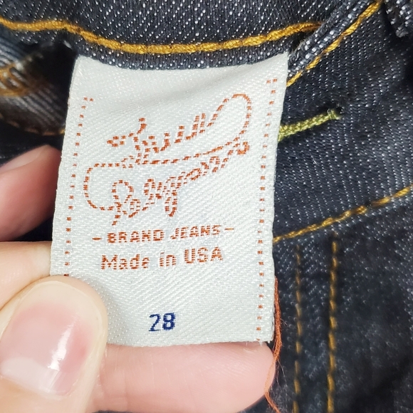 True Religion Painted Straight Jeans Size 28 - Picture 4 of 9